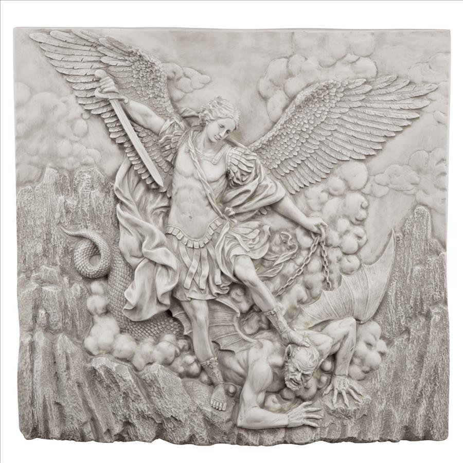 St. Michael the Archangel Sculptural Wall Frieze