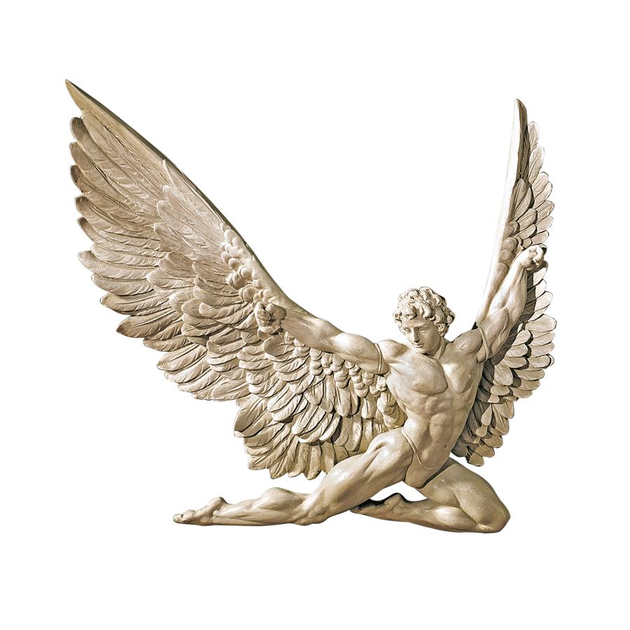 Icarus Tragic Mythical Greek Figure Wall Sculpture