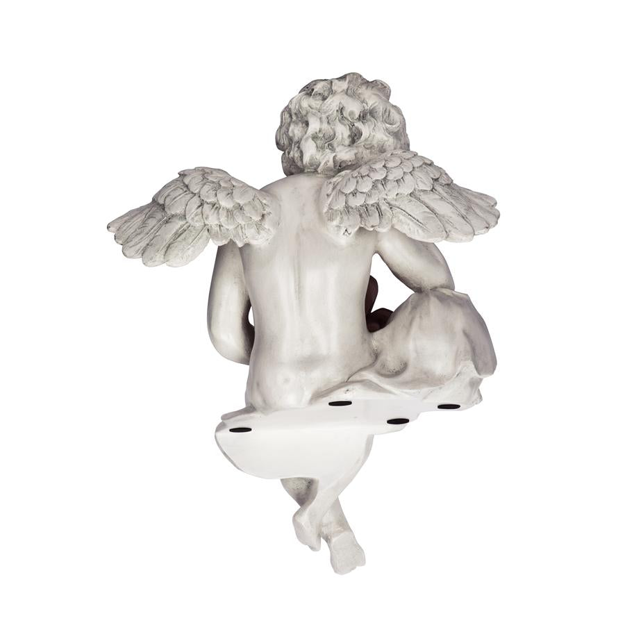 Mourning Mortality Sitting Cherub Sculpture