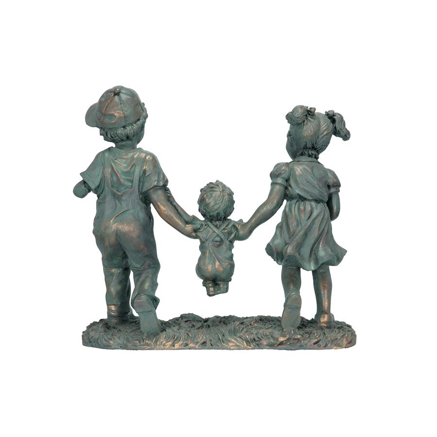 Swing Time: Children Garden Statue