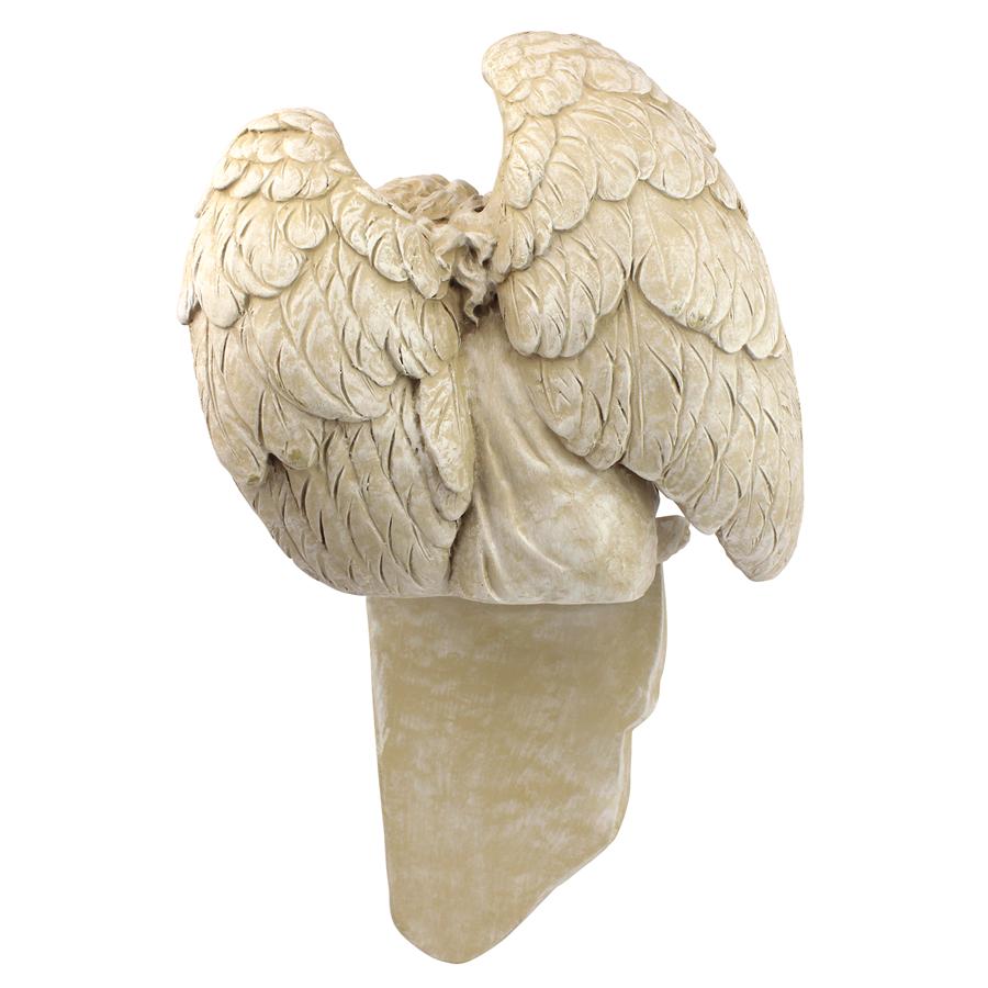 Resting Grace Sitting Angel Statue: Medium