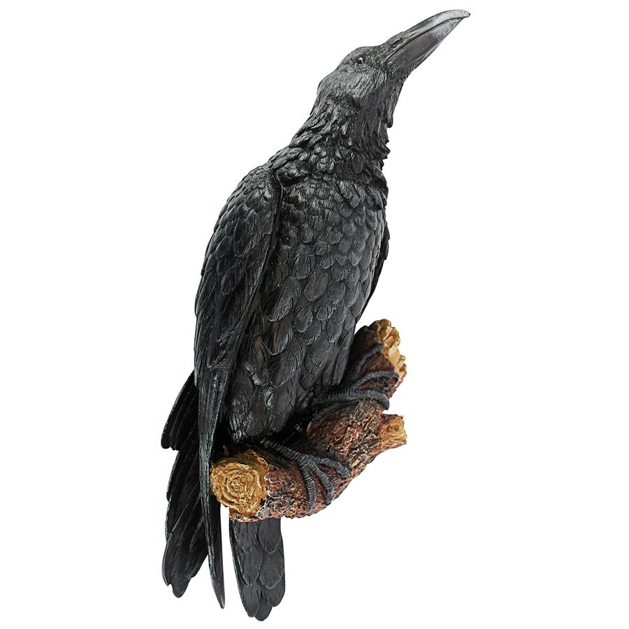 Raven's Perch Wall Sculpture: Each