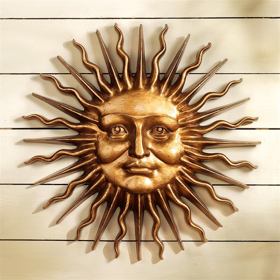 Sloane Square Sun Greenman Wall Sculpture