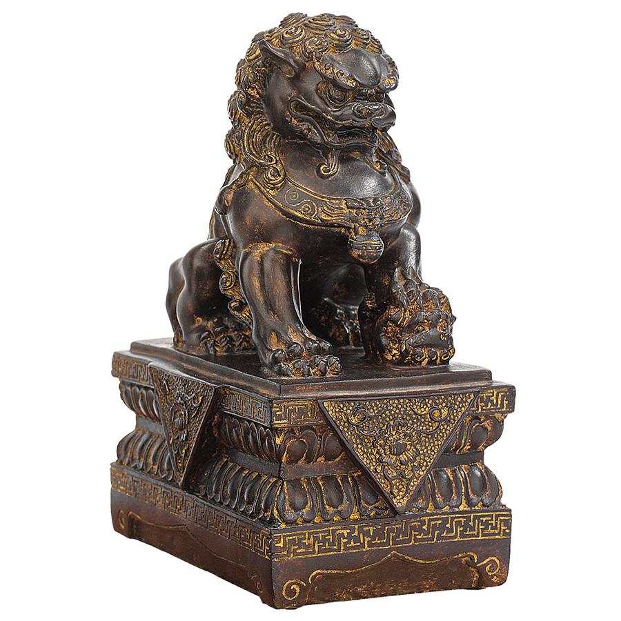 Chinese Guardian Female Lion Foo Dog Statues
