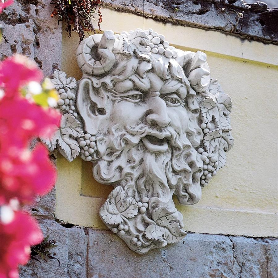 Bacchus, God of Wine Greenman Wall Sculpture: Large
