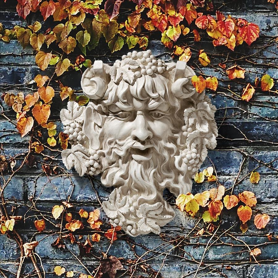 Bacchus, God of Wine Greenman Wall Sculpture: Medium