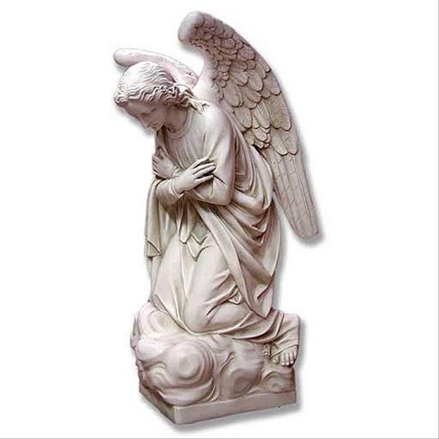 Intercession Angel: Folded Arms Religious Statue