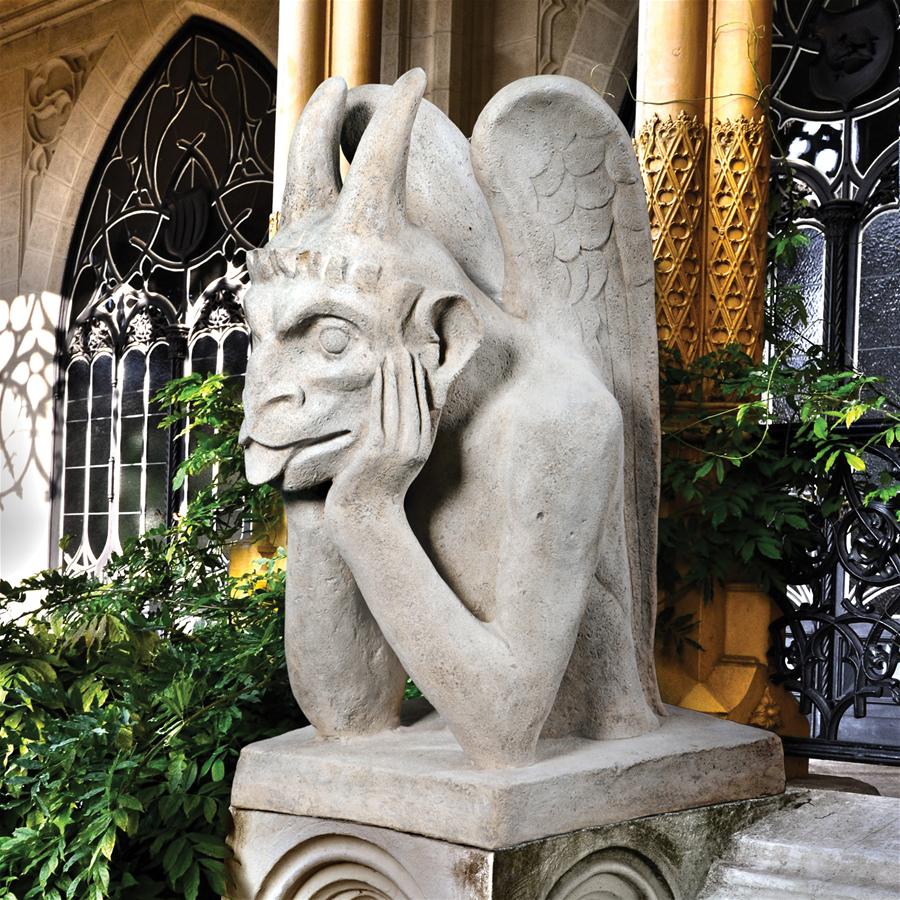 Spitting Gargoyle of Notre Dame, Paris Statue