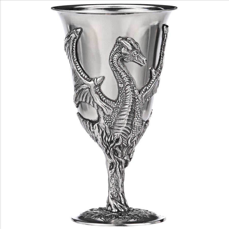 Dragon Pewter Goblet