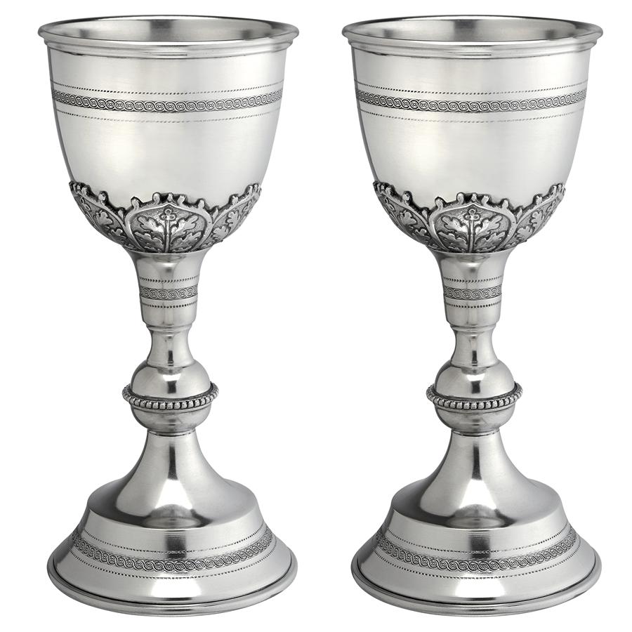 Canterbury Pewter Grand Chalice: Set of Two