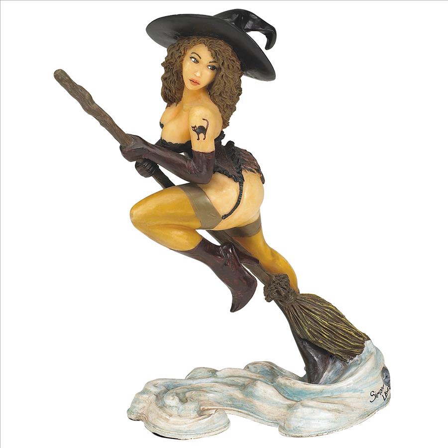 Tattooed Temptress Witch Statue