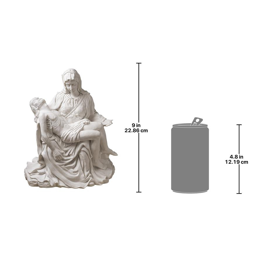 Pieta Bonded Marble Statue: Large