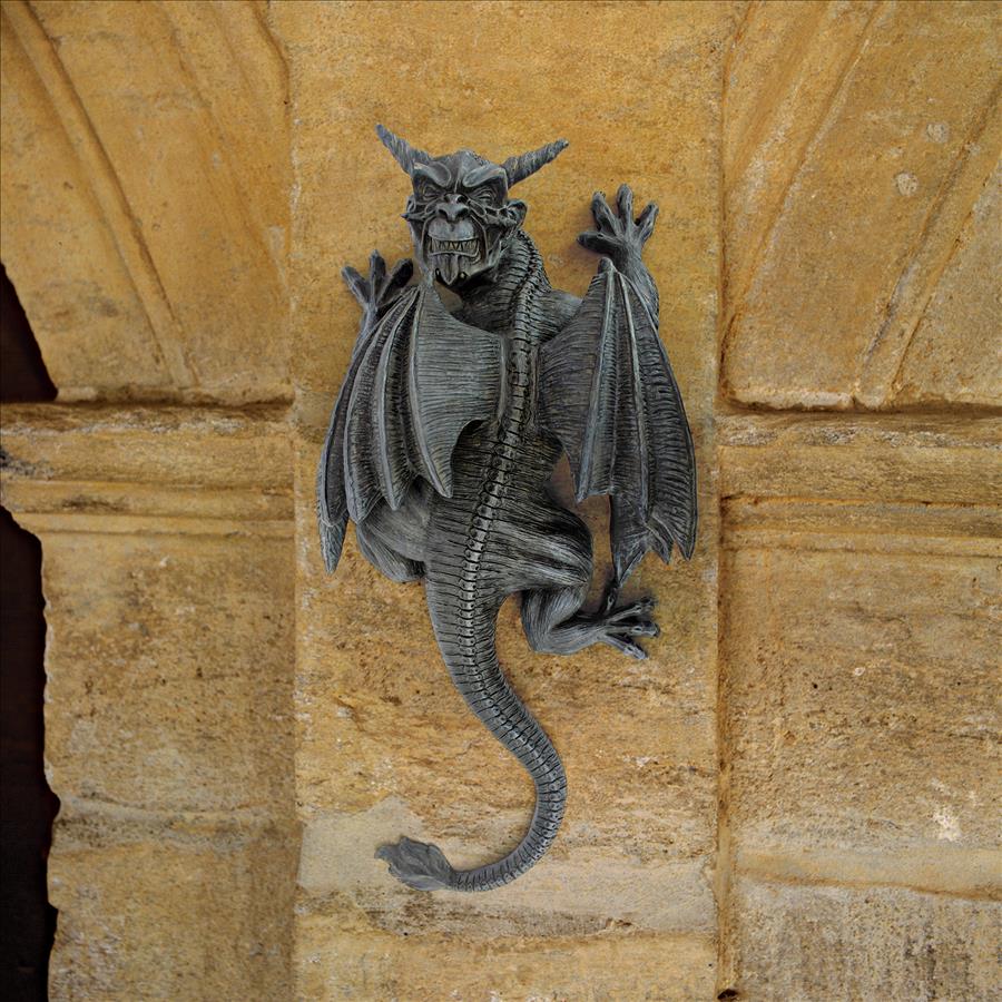 Gargoyle Demon on the Loose Wall Sculpture: Large
