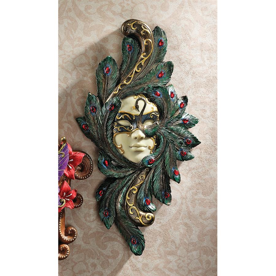 Masquerade at Carnivale Mask Wall Sculpture: Countess Barletta