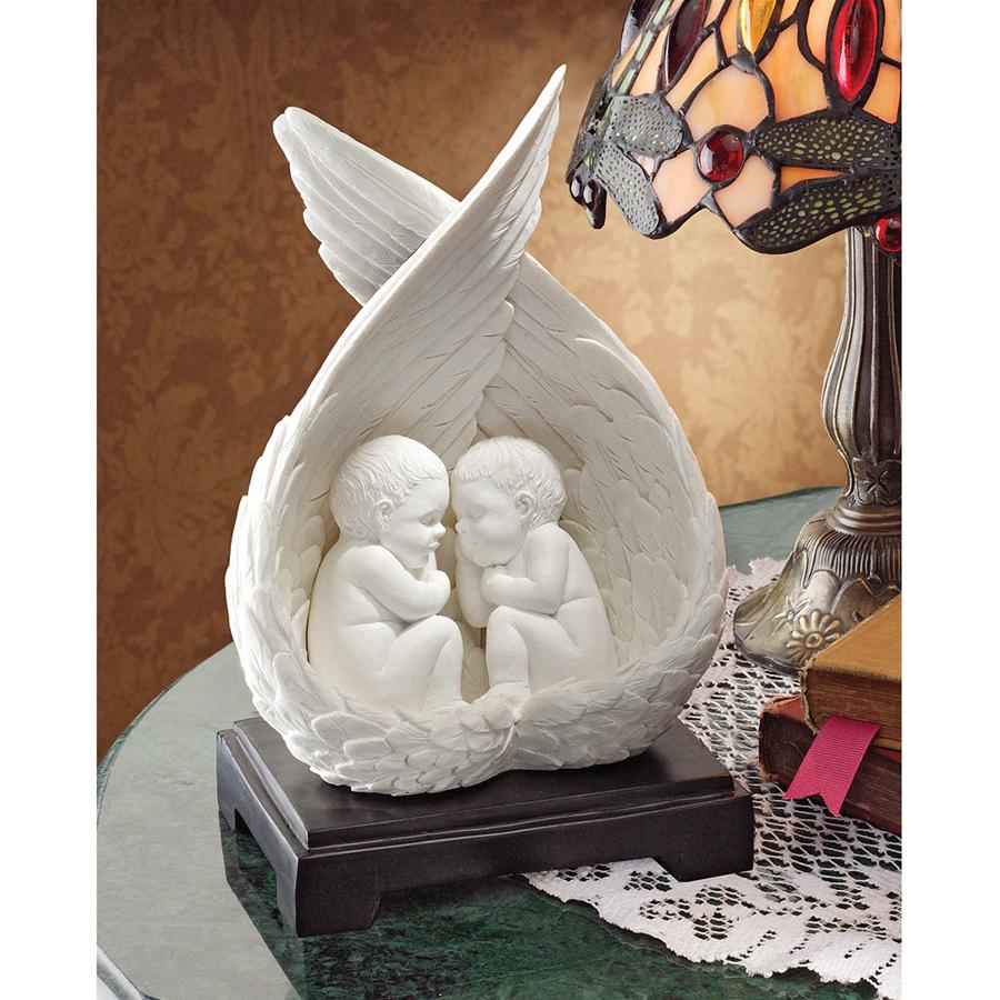 Precious Slumber Baby Angel Bonded Marble Statue