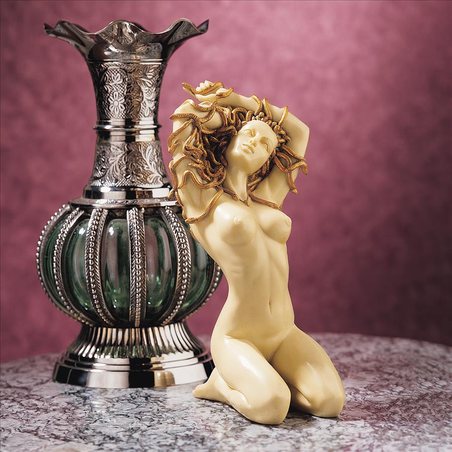 Temptation of Medusa Nude Statue: Each