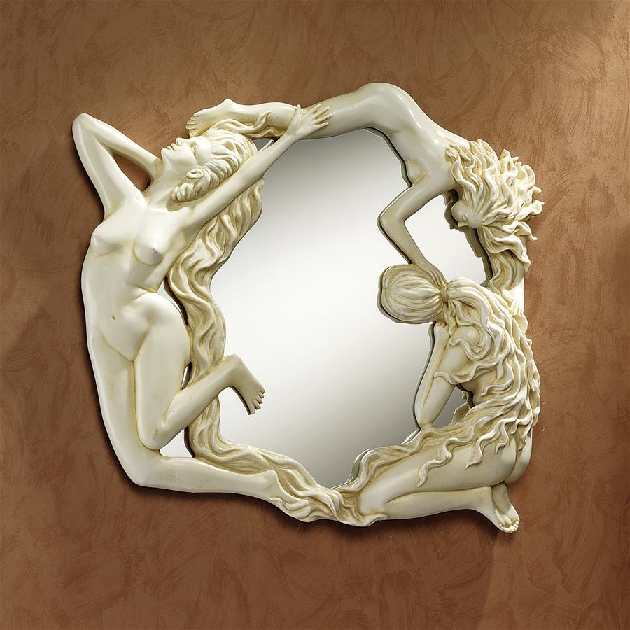 Dance of the Nymphs Sculptural Wall Mirror