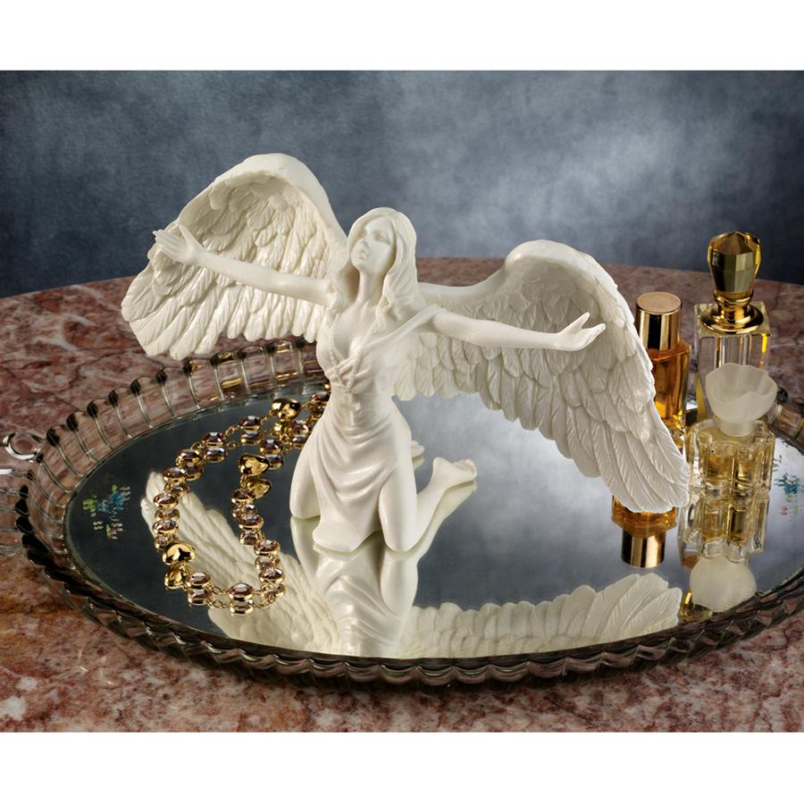 Pray for Peace Bonded Marble Angel Statue