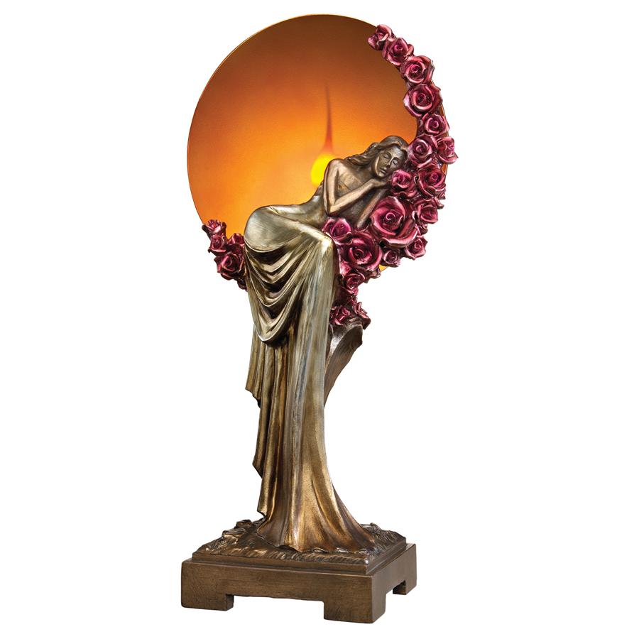 Elegant Slumber Art Deco Illuminated Sculpture