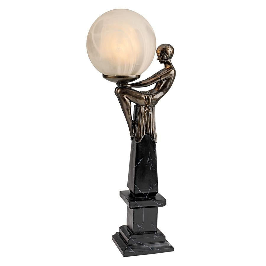 Goddess of the Stars Art Deco Illuminated Statue: Each