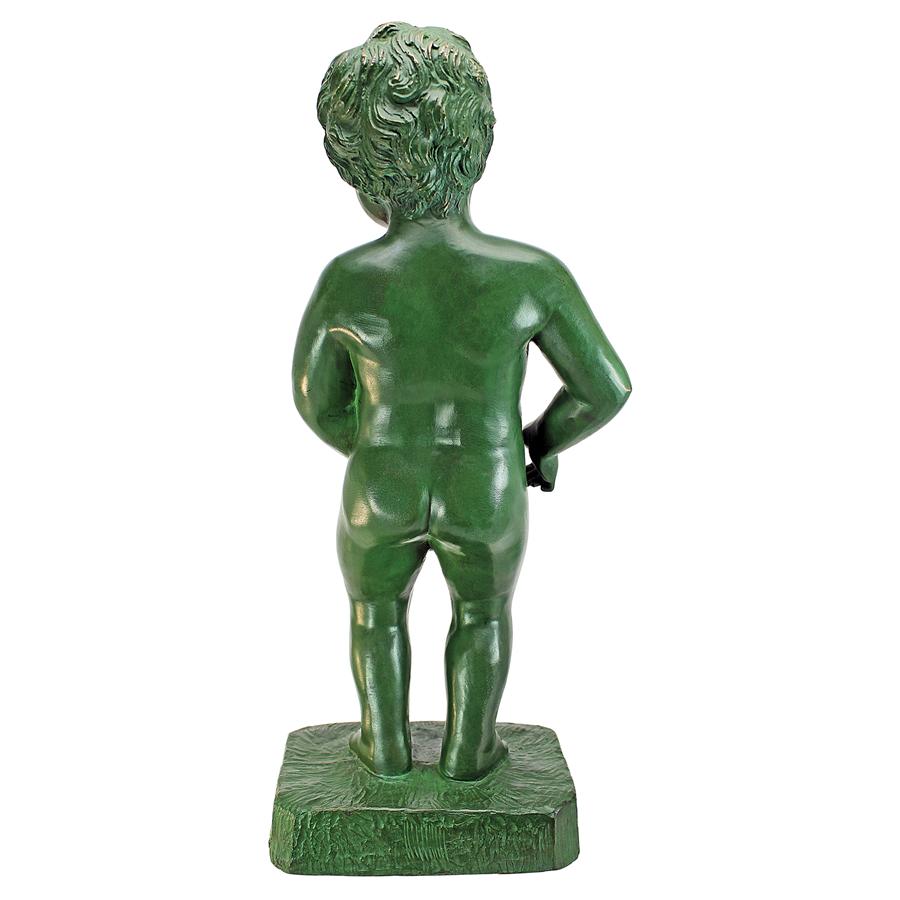 The Peeing Boy of Brussels Cast Bronze Garden Statue