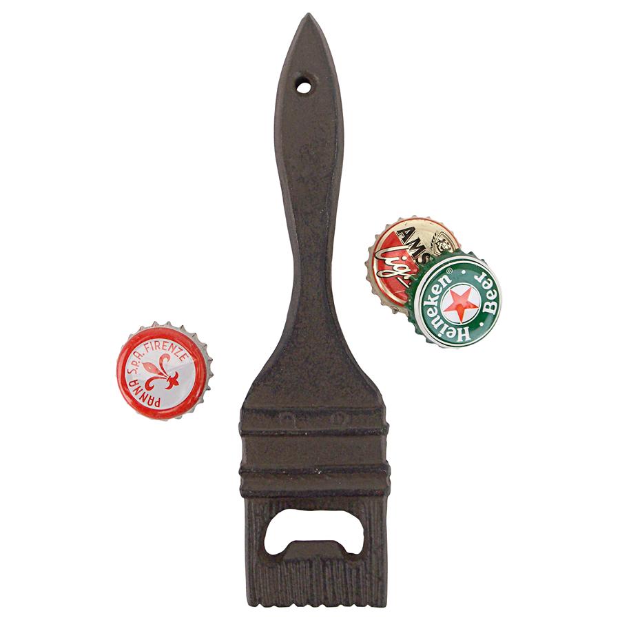 Paint the Town Red Paint Brush Cast Iron Bottle Opener