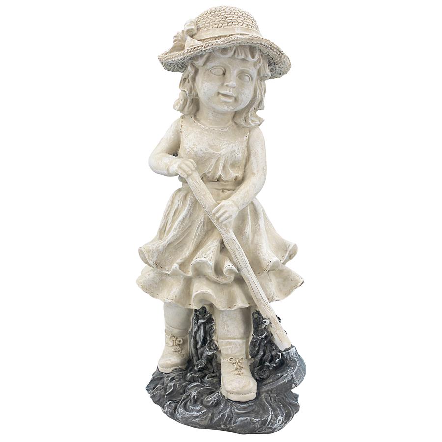 Young Gardener Girl Statue: Rebecca Medium