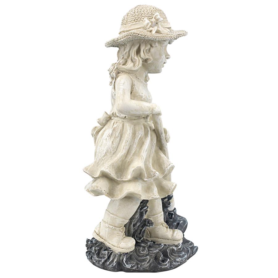 Young Gardener Girl Statue: Rebecca Medium