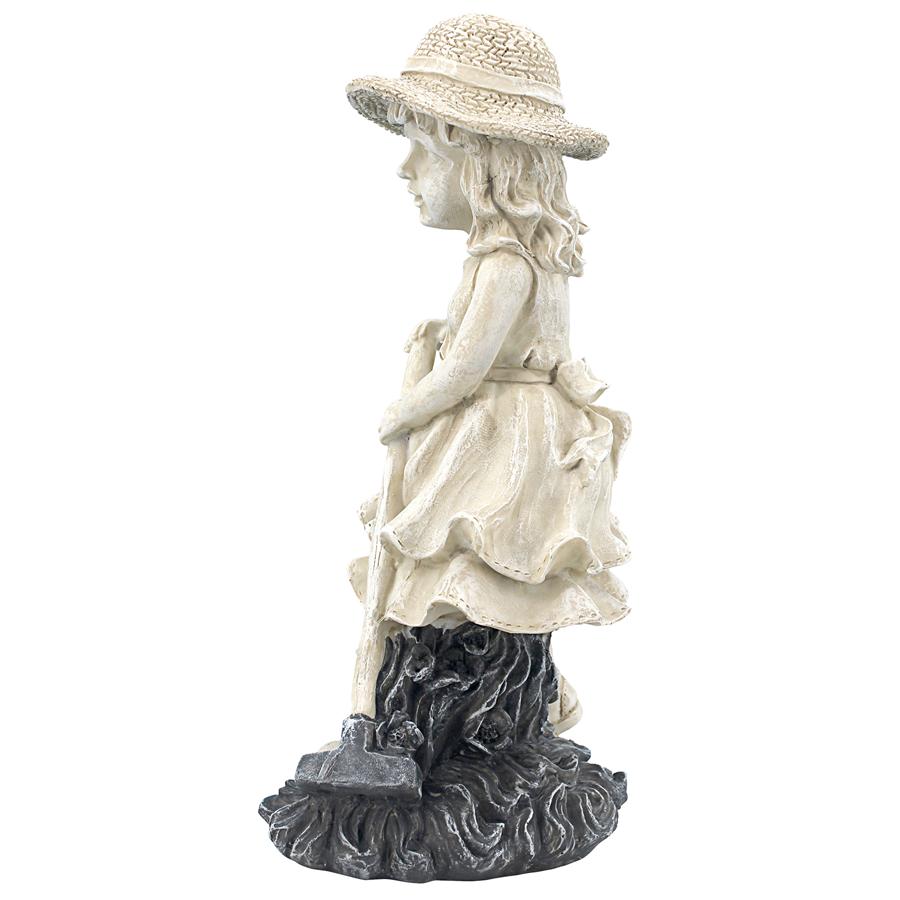 Young Gardener Girl Statue: Rebecca Medium