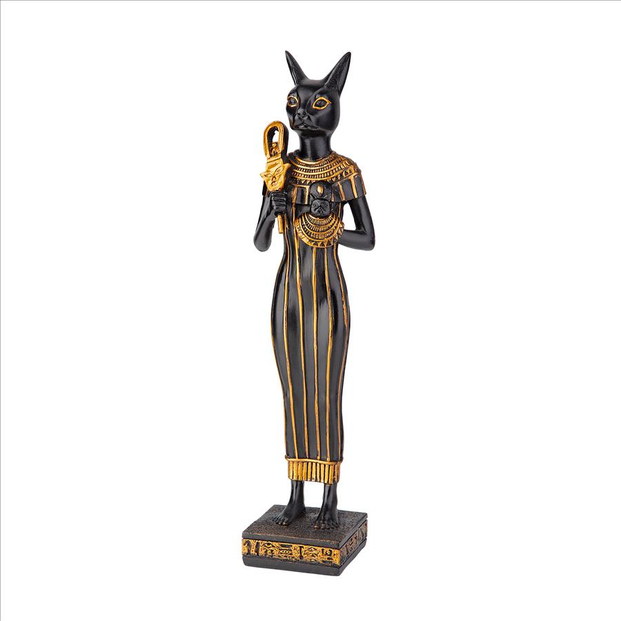 Standing Egyptian Cat Goddess Bastet Statue