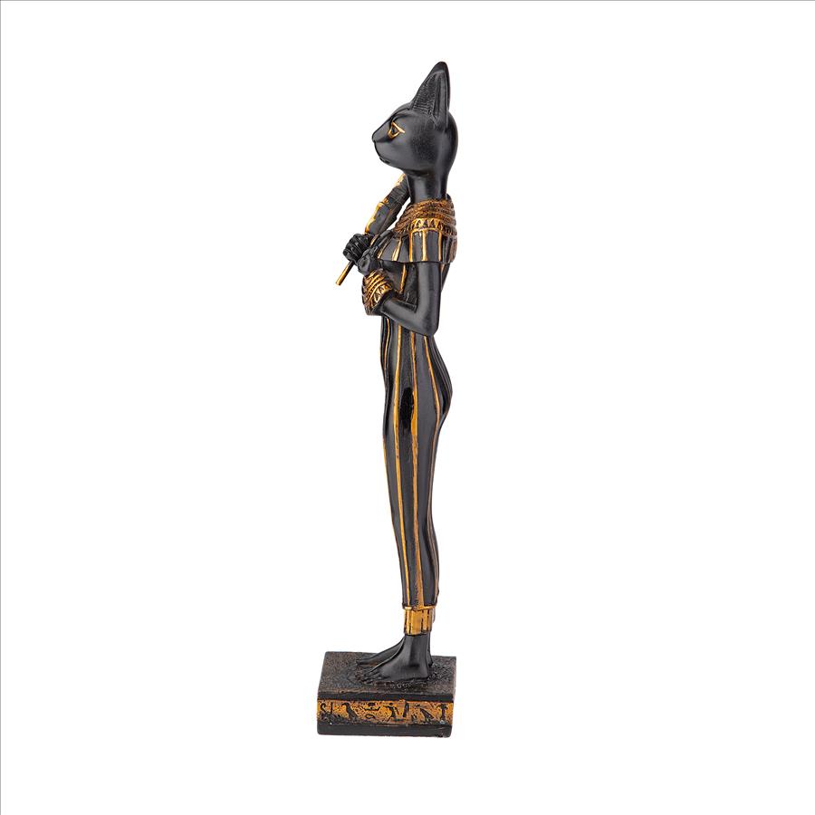 Standing Egyptian Cat Goddess Bastet Statue