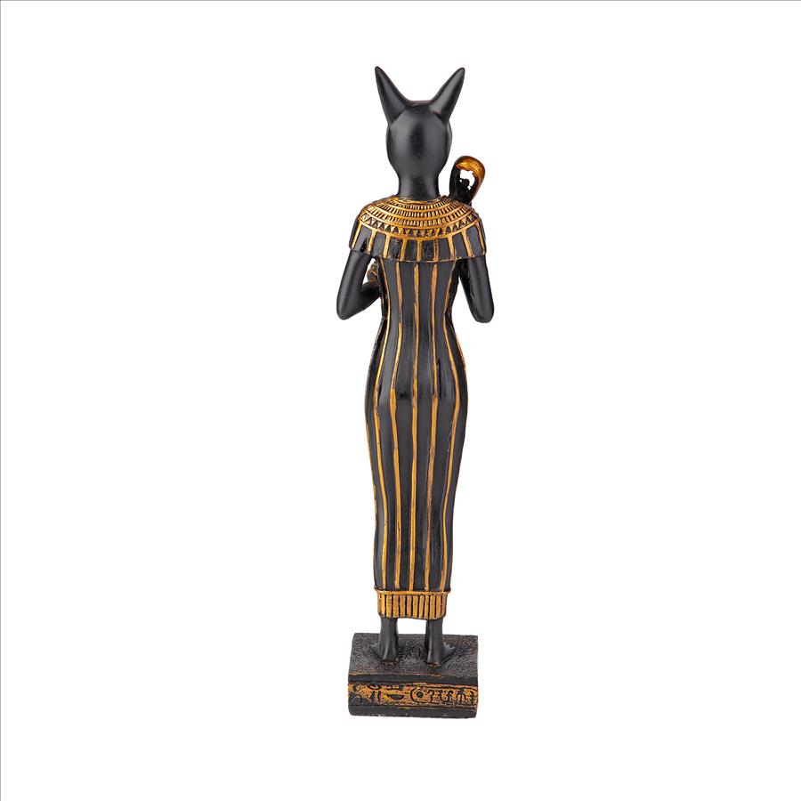 Standing Egyptian Cat Goddess Bastet Statue