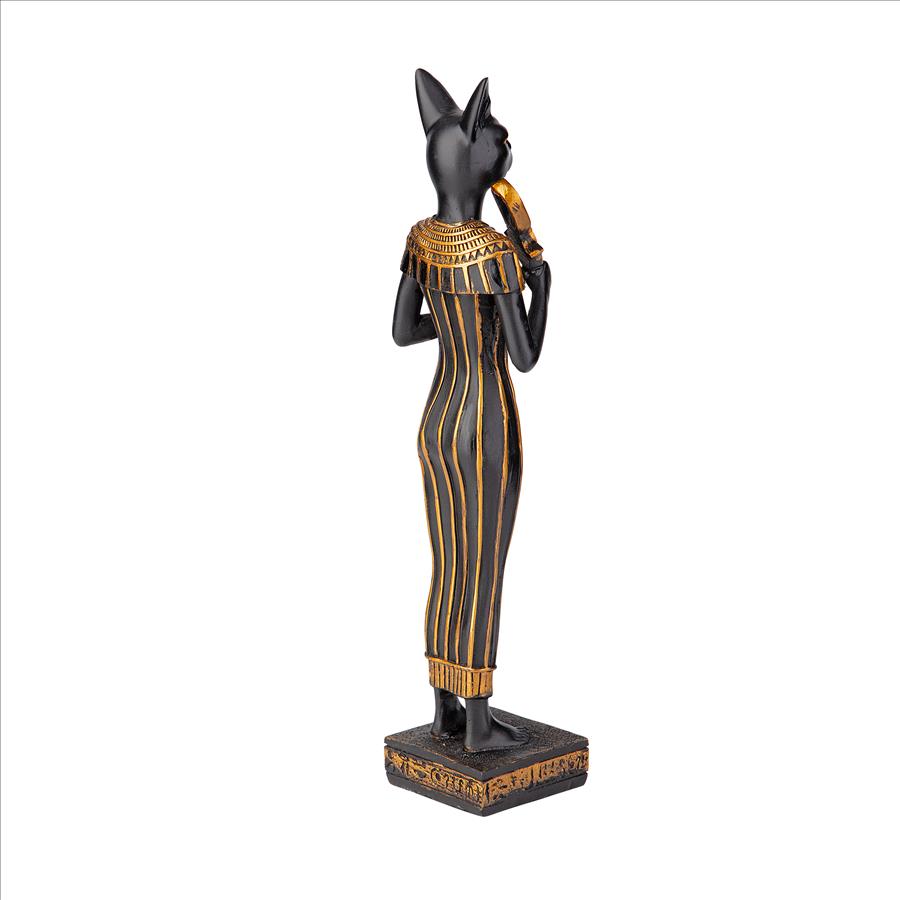 Standing Egyptian Cat Goddess Bastet Statue