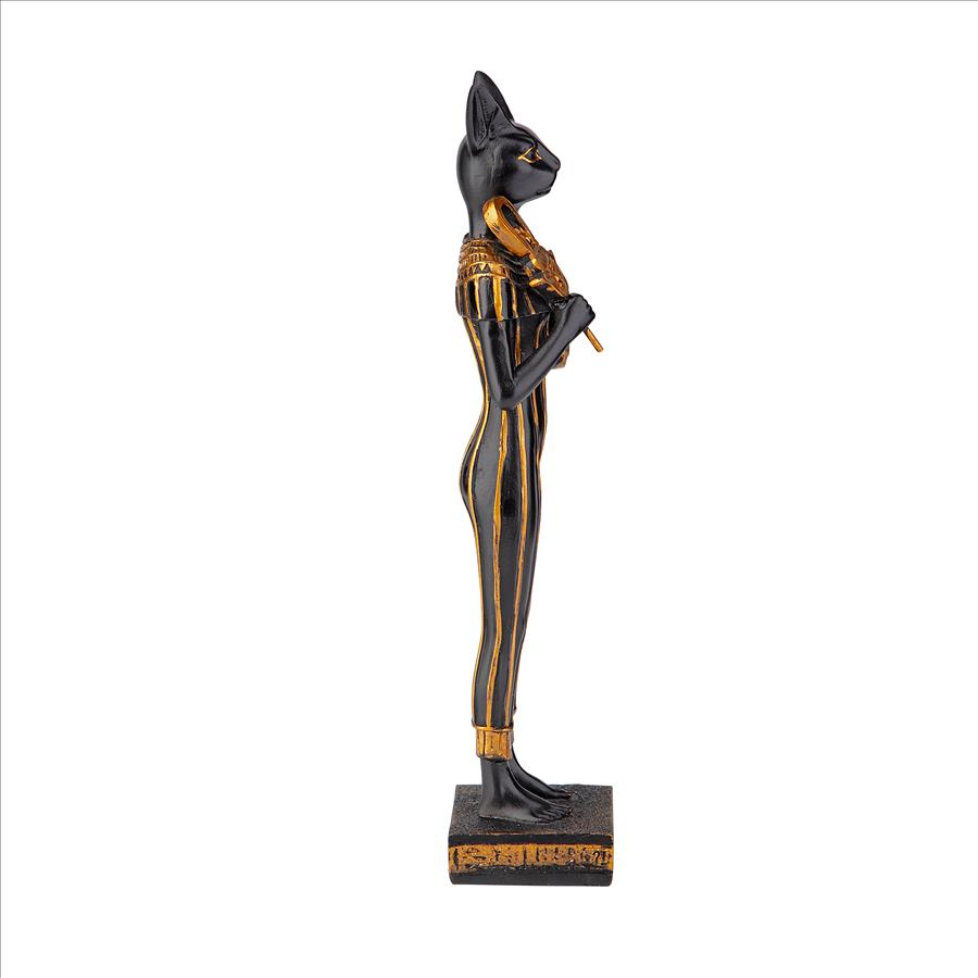 Standing Egyptian Cat Goddess Bastet Statue