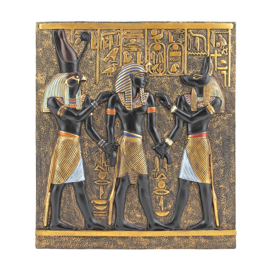 Rameses I Between Horus and Anubis Egyptian Wall Frieze