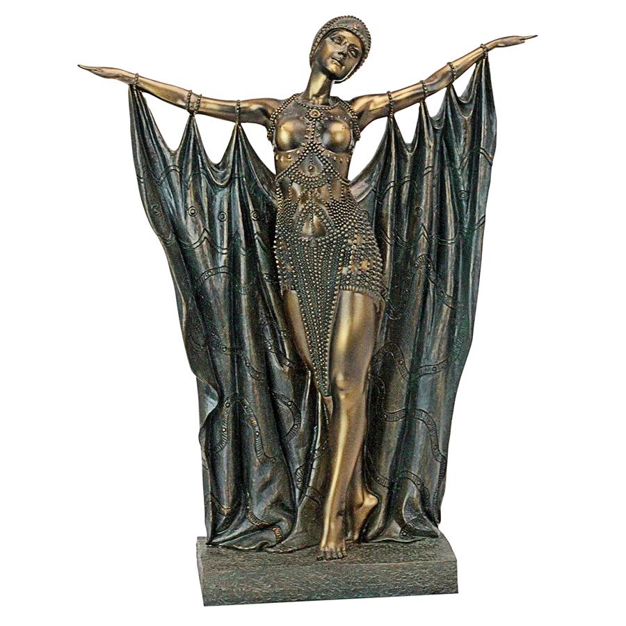 Queen Semiramis Exotic Dancer Art Deco Statue