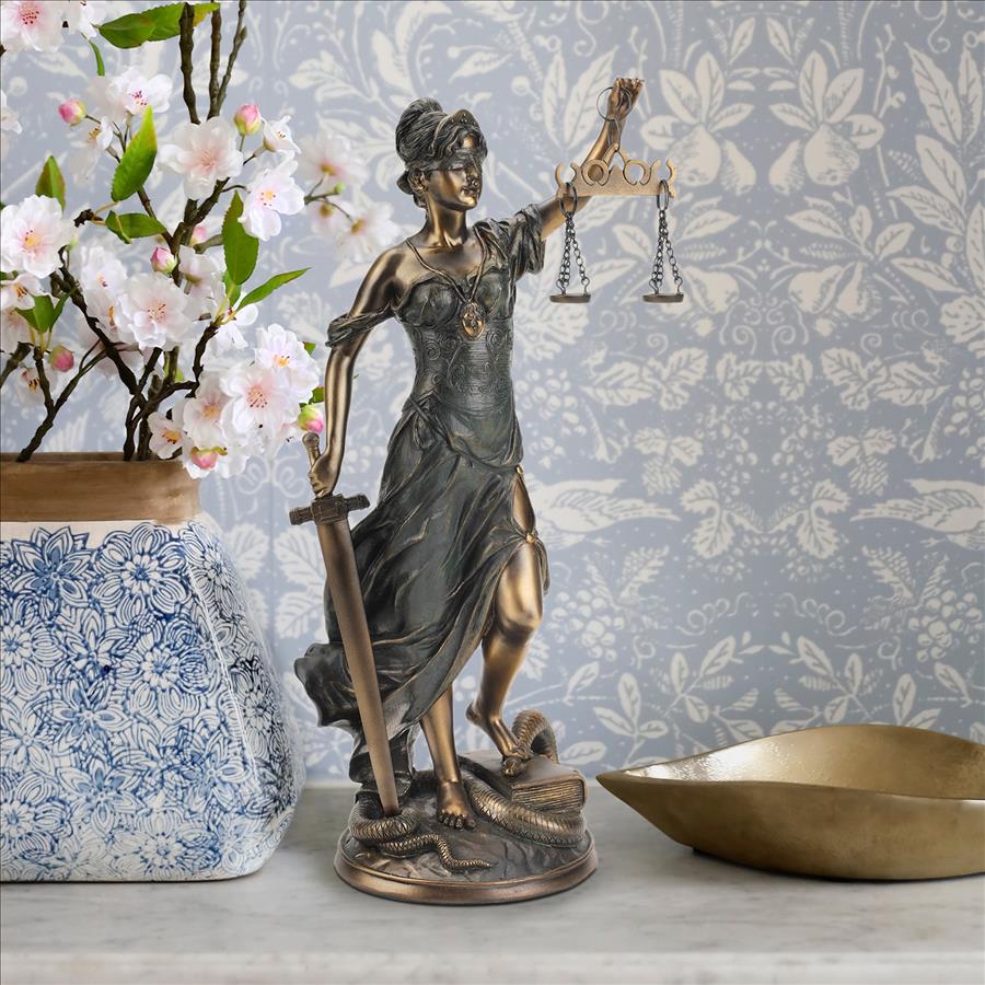Goddess of Justice Themis Statue: Desktop