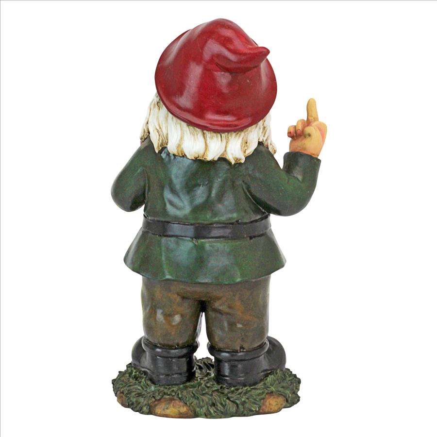 Foul Finger Tipsy Tim Beer Garden Gnome Statue