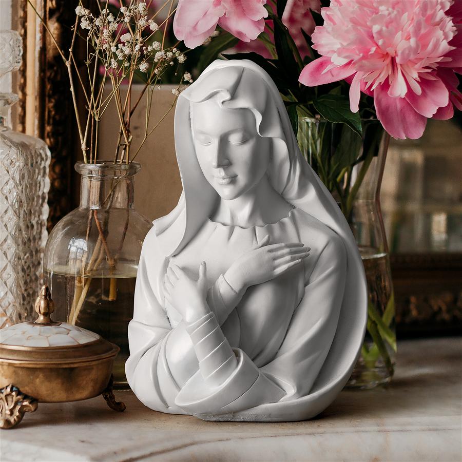 Blessed Virgin Mary, Lady of Grace Bust Statue
