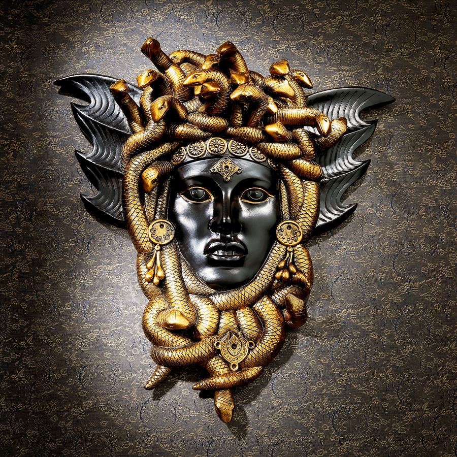 Medusa the Greek Snake-Haired Gorgon Wall Sculpture