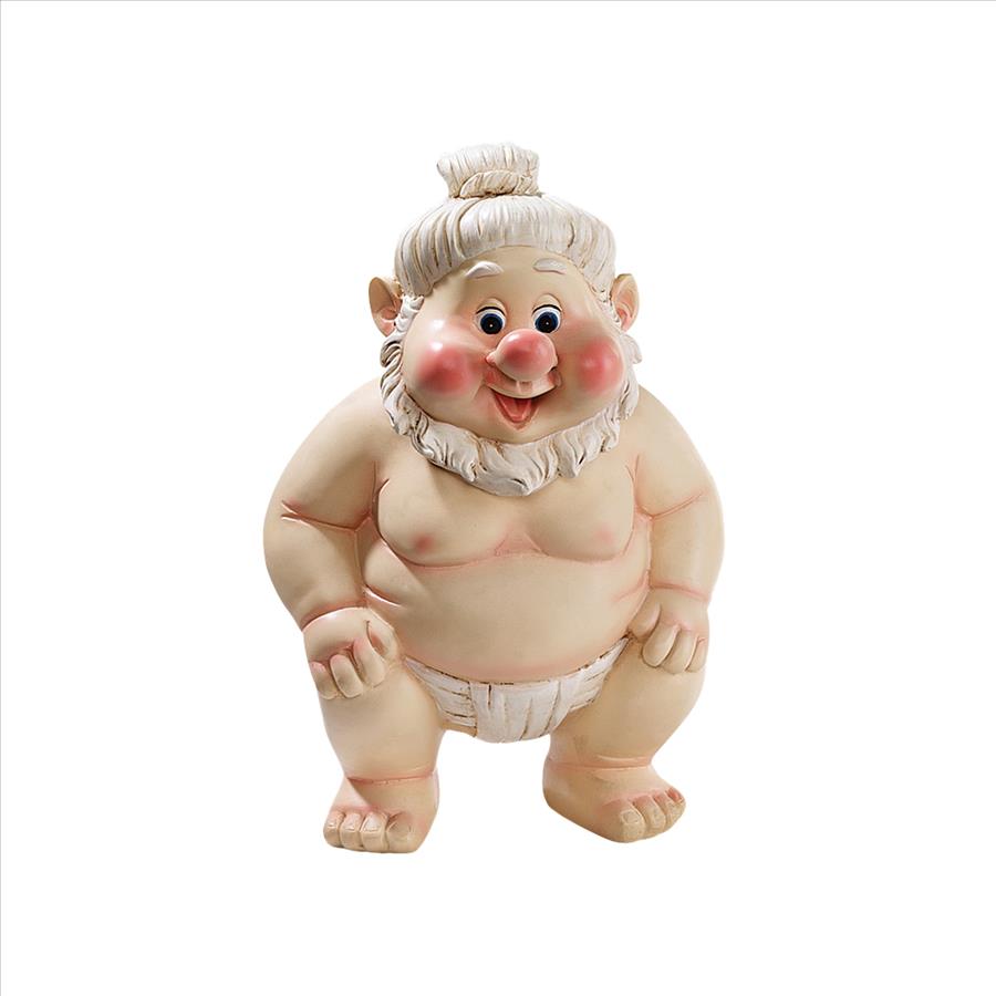 Far East Garden Fighters Gnome Statue: Sumo