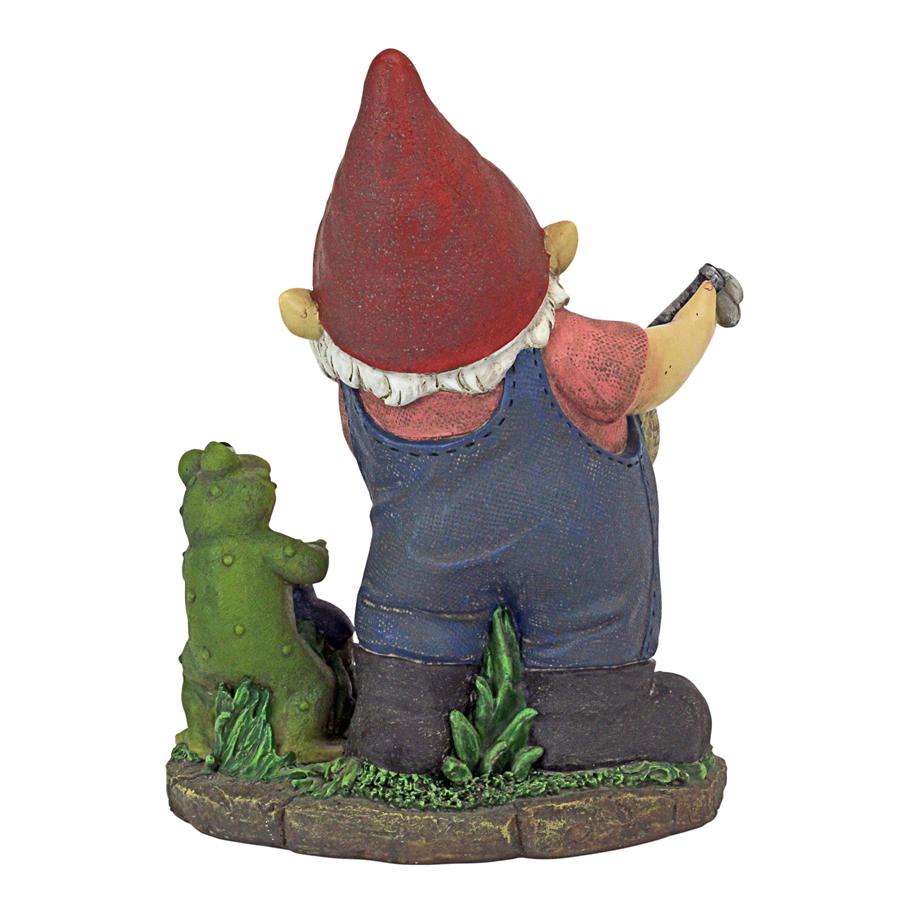 Firefighter Franz and his Frog Fire Brigade Garden Gnome Statue