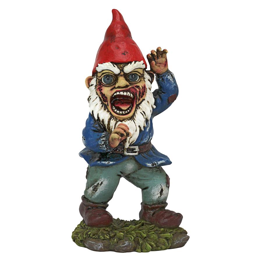 Attack of the Dead Walking Zombie Apocalypse Garden Gnome Statue