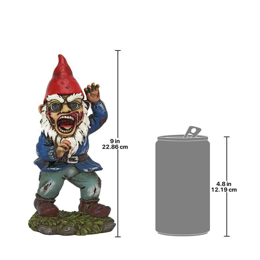 Attack of the Dead Walking Zombie Apocalypse Garden Gnome Statue