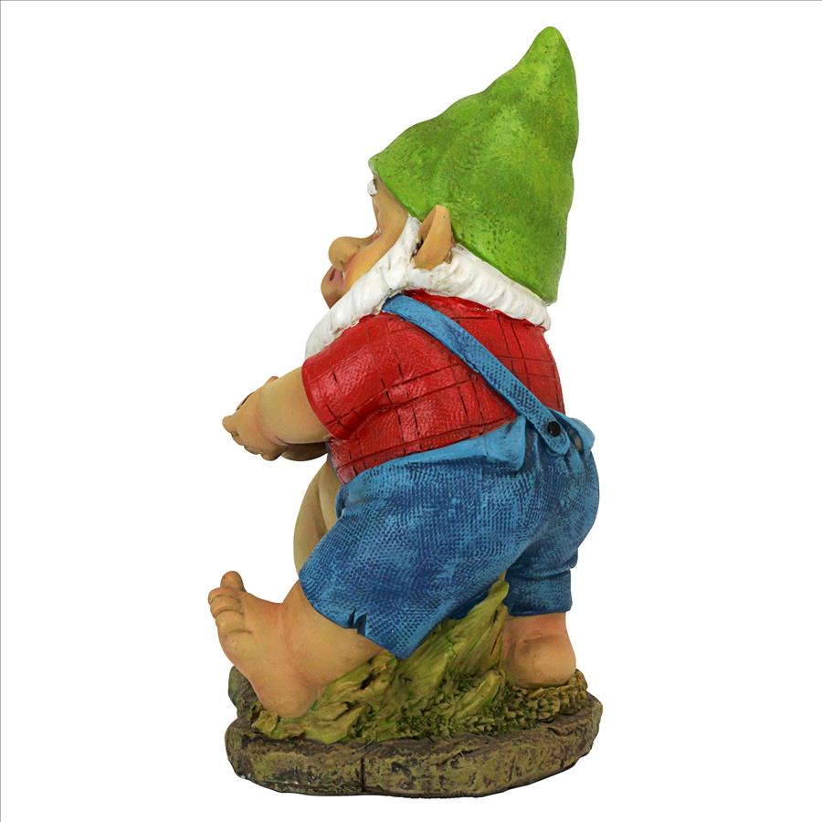 Happy as a Pig in Slop Garden Gnome Statue