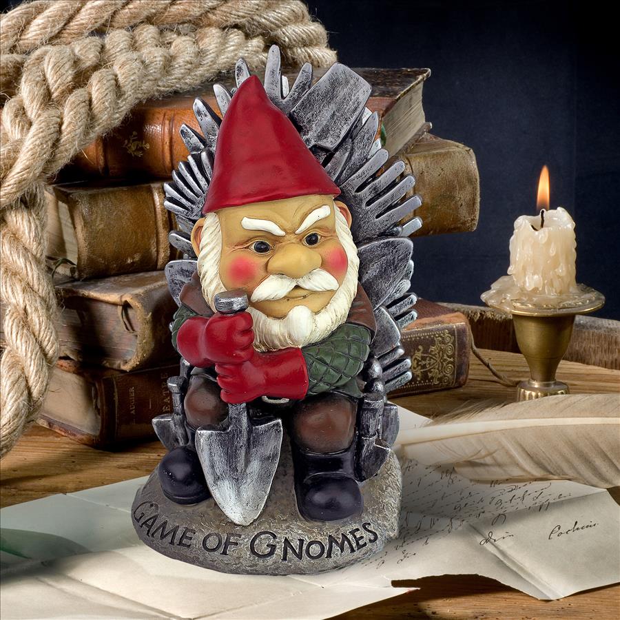 Game of Gnomes Garden Gnome Statue