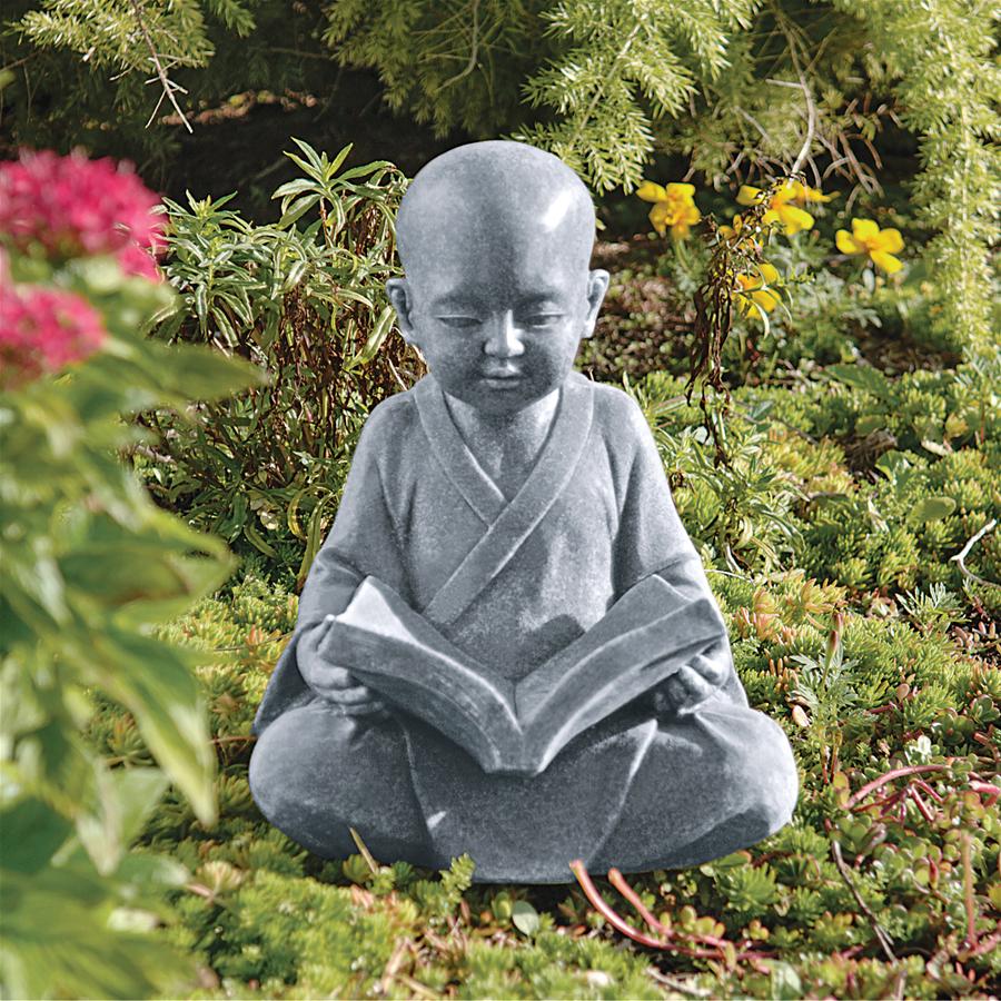 Baby Buddha Studying the Five Precepts Statue