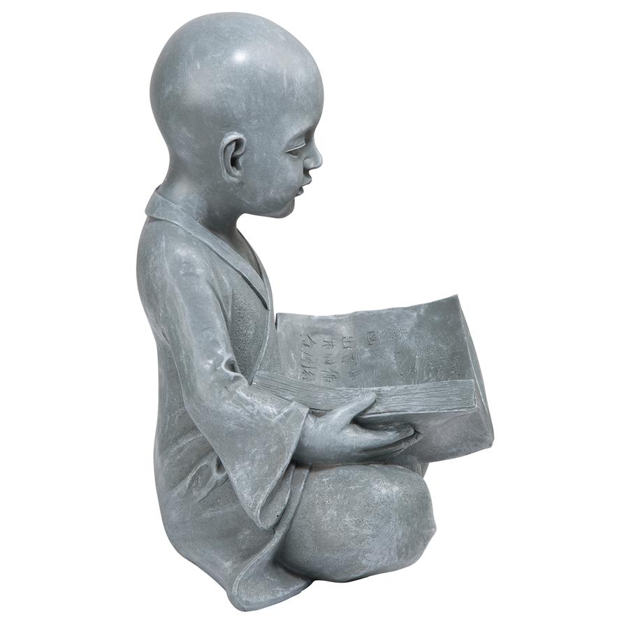 Baby Buddha Studying the Five Precepts Statue