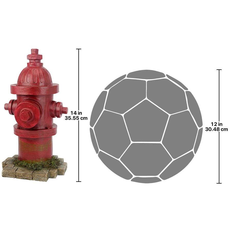 Dog's Second Best Friend Fire Hydrant Statue: Medium
