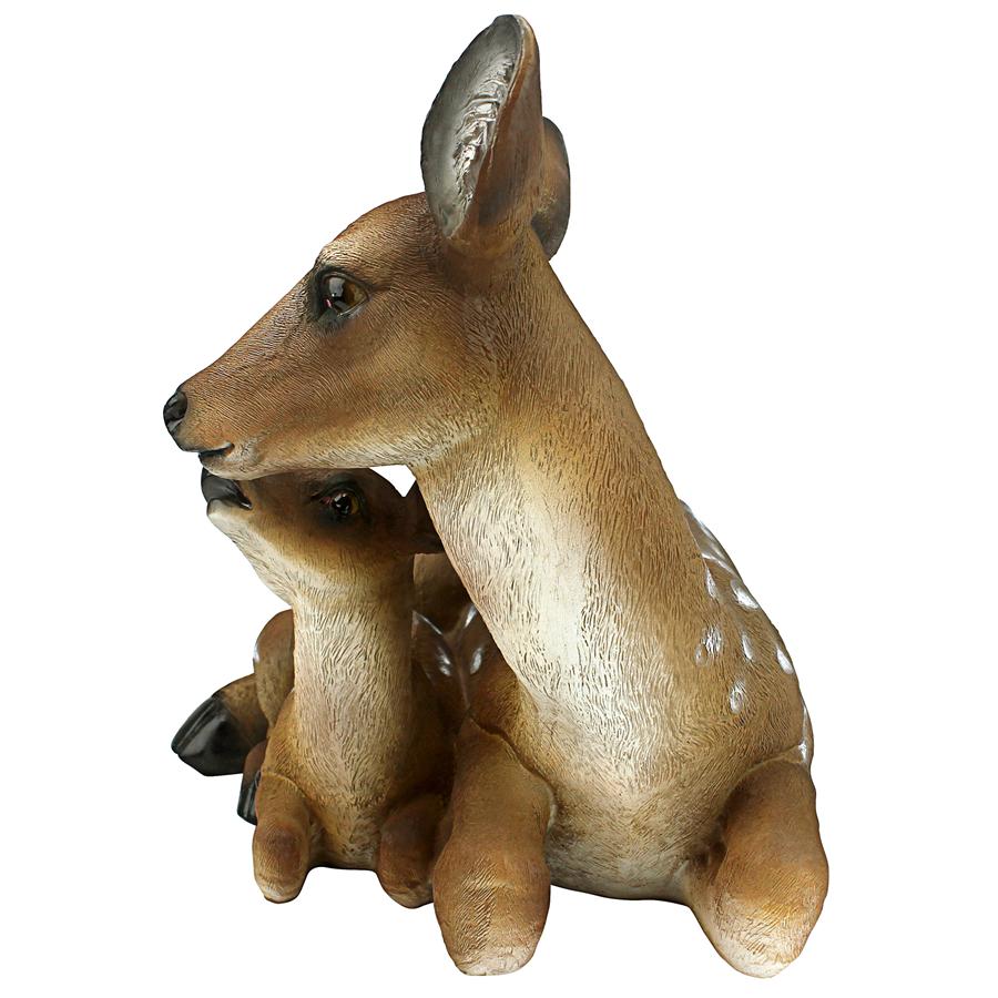 Mother's Love Doe and Fawn Statue: Large